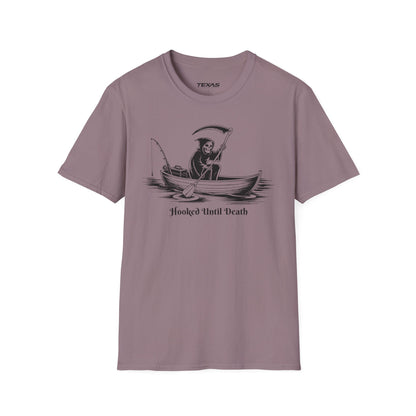 Hooked Until Death — Unisex Cotton Tee