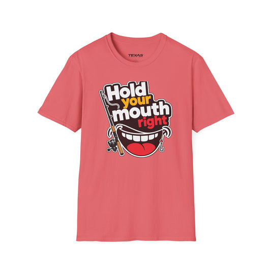 Hold Your Mouth Right — Unisex Cotton Tee