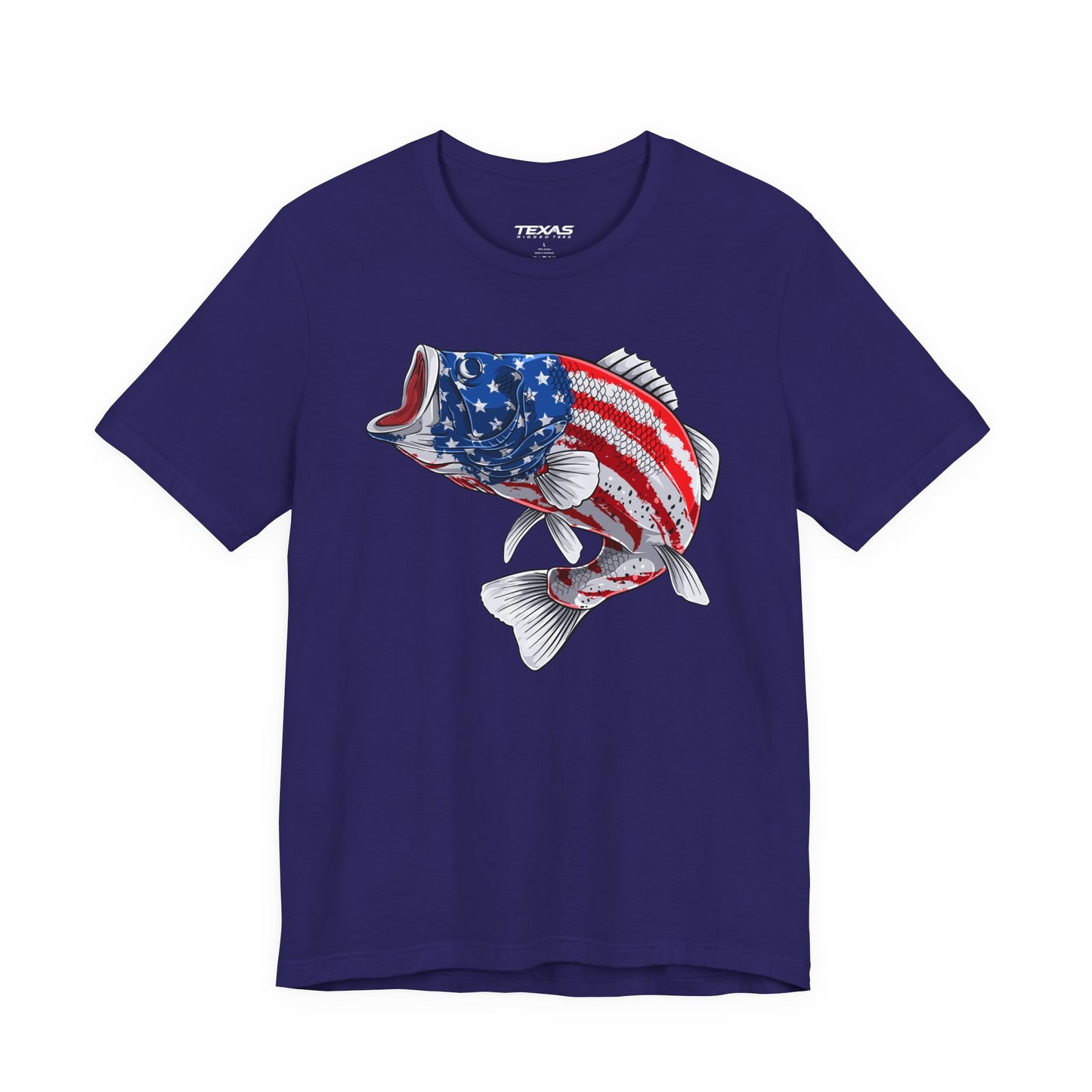 Patriotic Bass — Unisex Cotton Tee