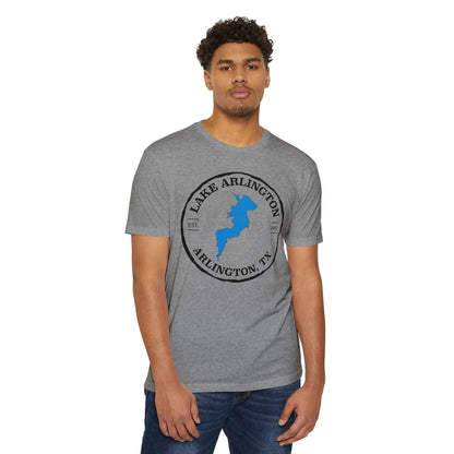 Lake Arlington — Unisex Cotton-Poly Blend T-Shirt