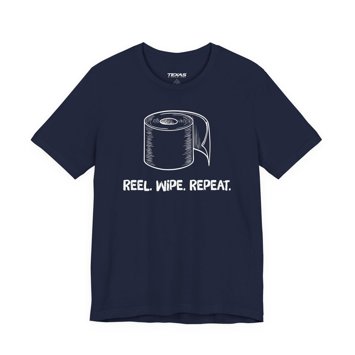 Reel. Wipe. Repeat. — Unisex Cotton Tee