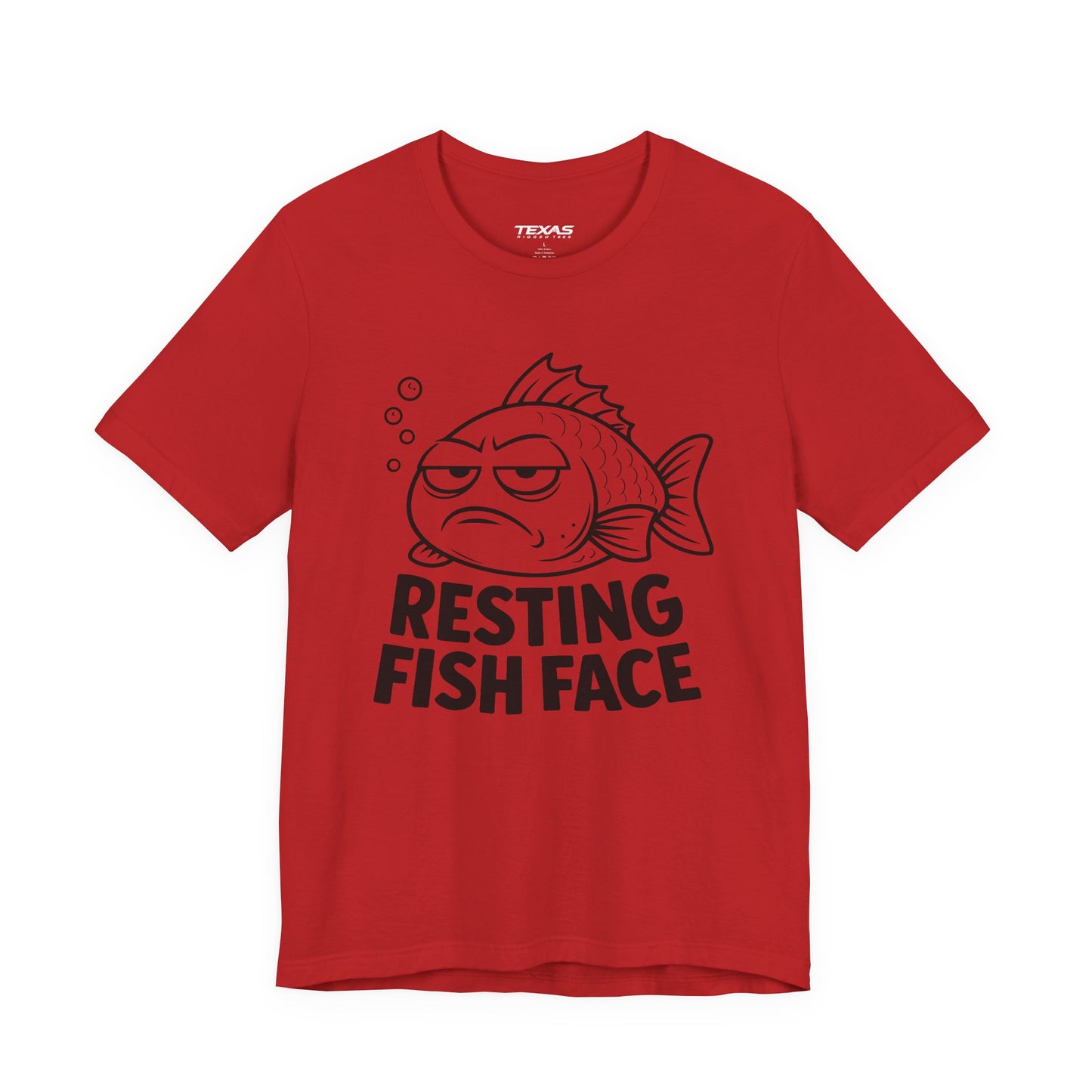 Resting Fish Face — Unisex Cotton Tee