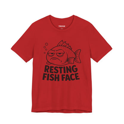 Resting Fish Face — Unisex Cotton Tee