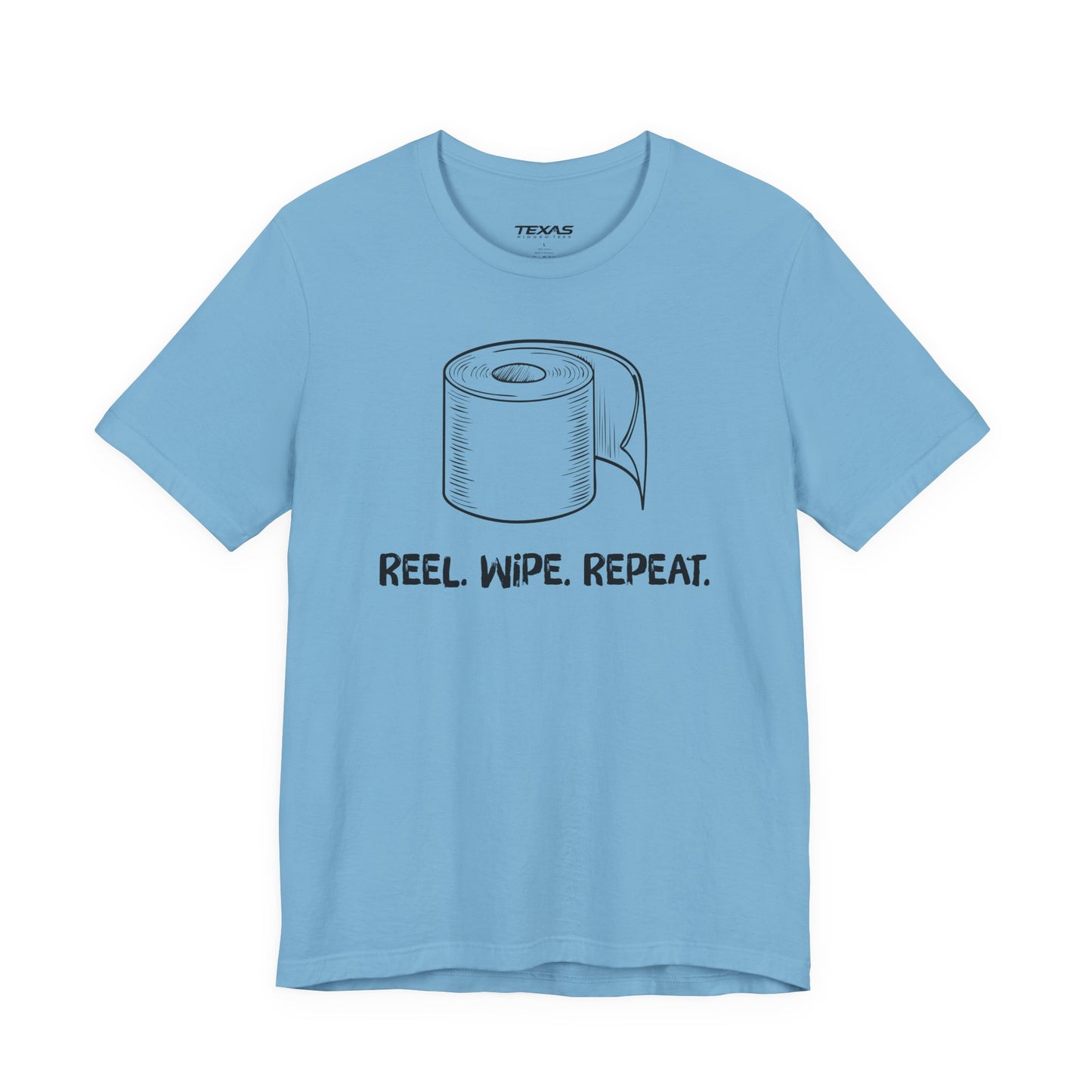 Reel. Wipe. Repeat. — Unisex Cotton Tee