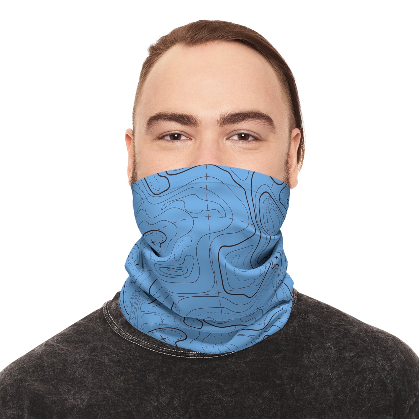 Contour Lines — Unisex Neck Gaiter (SPF 50+)