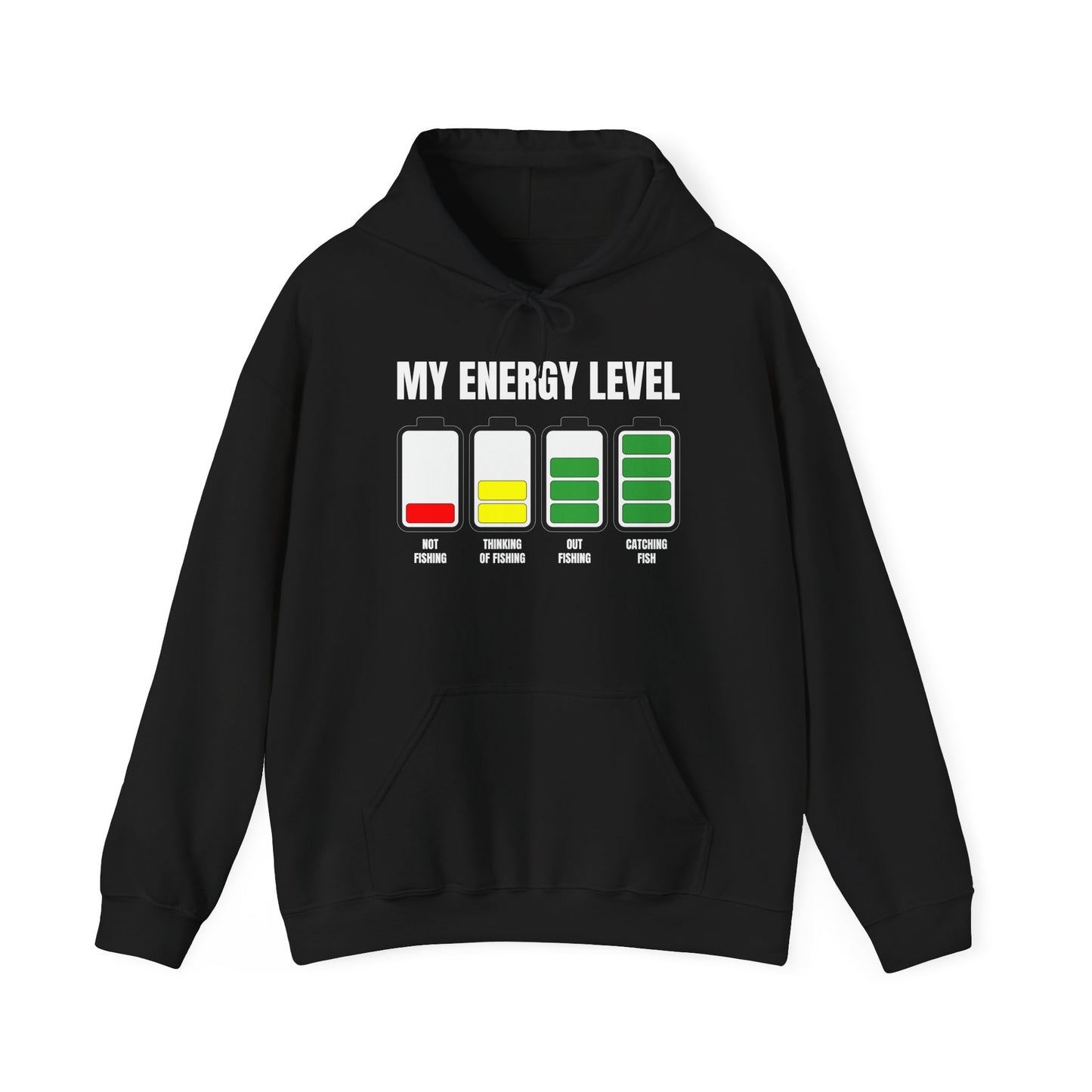 My Energy Level — Unisex Hooded Sweatshirt