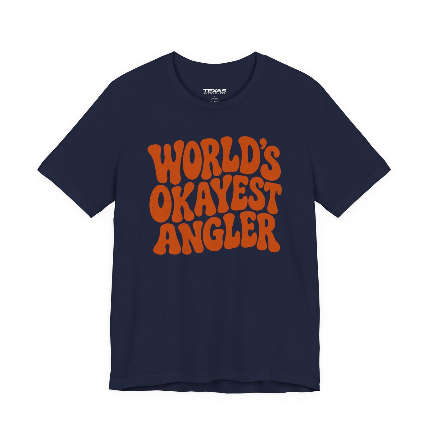 World's Okayest Angler — Unisex Cotton Tee