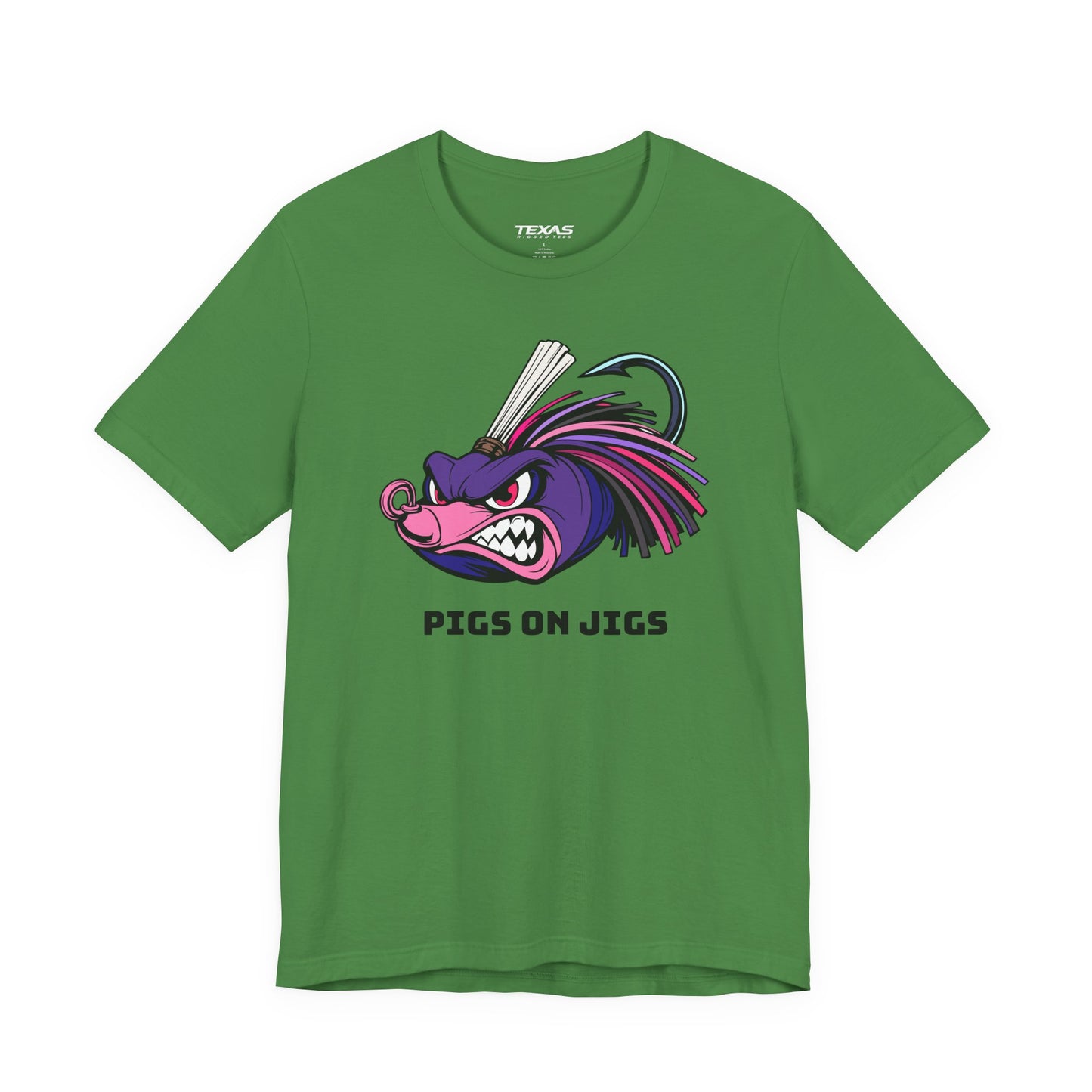 Pigs on Jigs — Unisex Cotton Tee