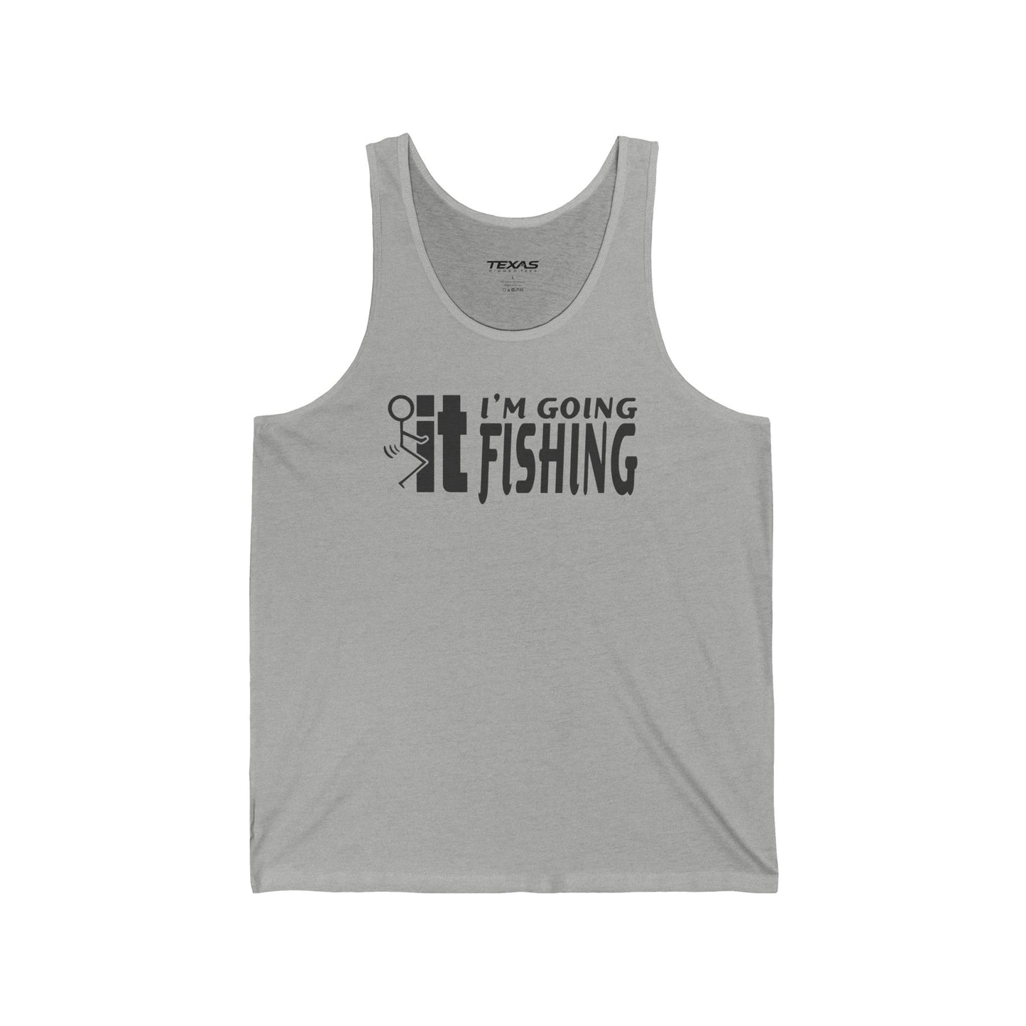 F-It, I’m Going Fishing — Unisex Cotton Tank