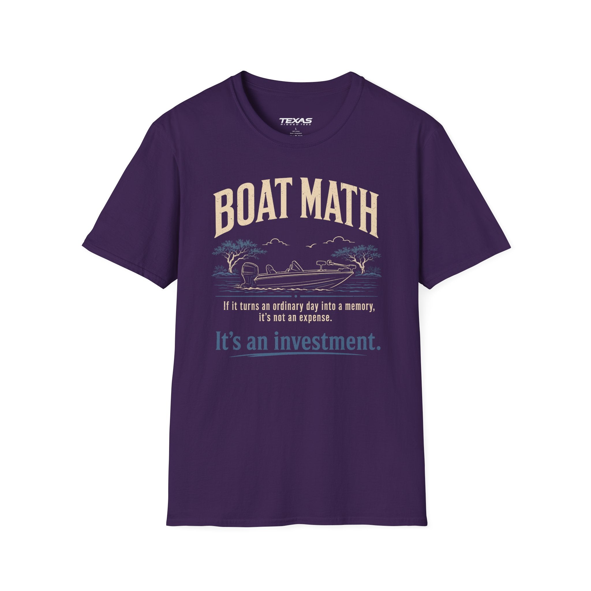 Boat Math — Unisex Cotton Tee
