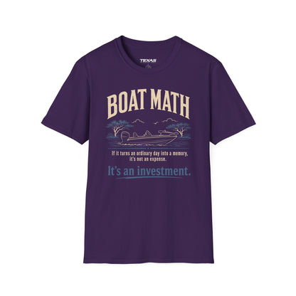 Boat Math — Unisex Cotton Tee