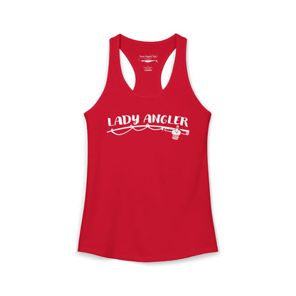 Lady Angler — Women’s Racerback Tank
