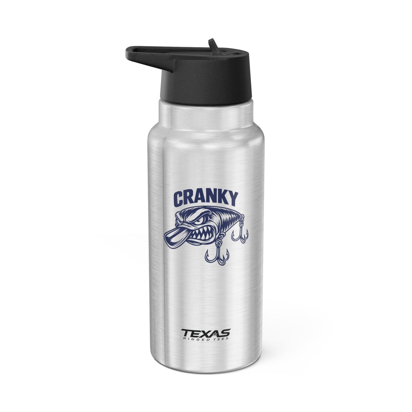 Cranky — 32oz Stainless Steel Tumbler (with inner straw)
