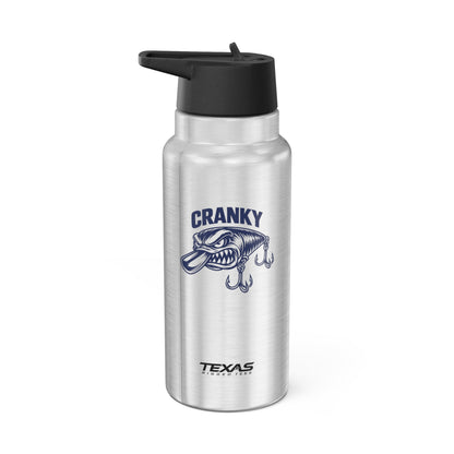Cranky — 32oz Stainless Steel Tumbler (with inner straw)