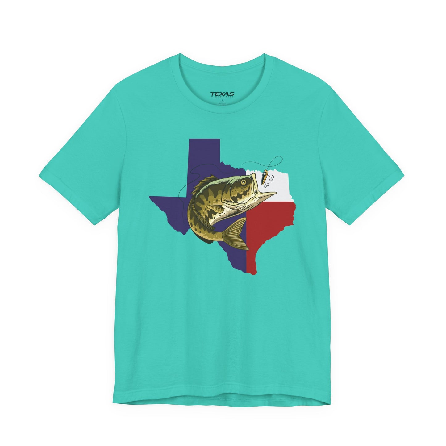 Texas Bass Fishing — Unisex Cotton Tee