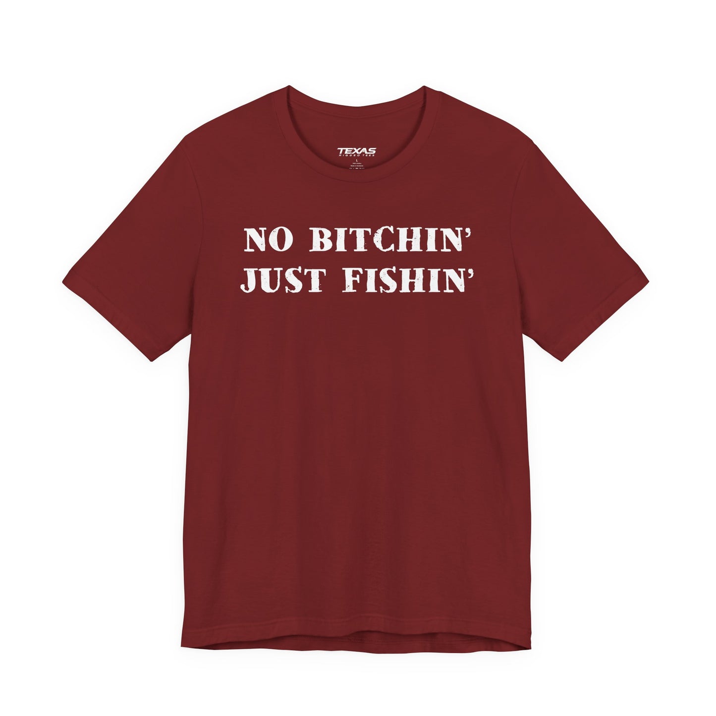 No Bitchin’, Just Fishin’ — Unisex Cotton Tee
