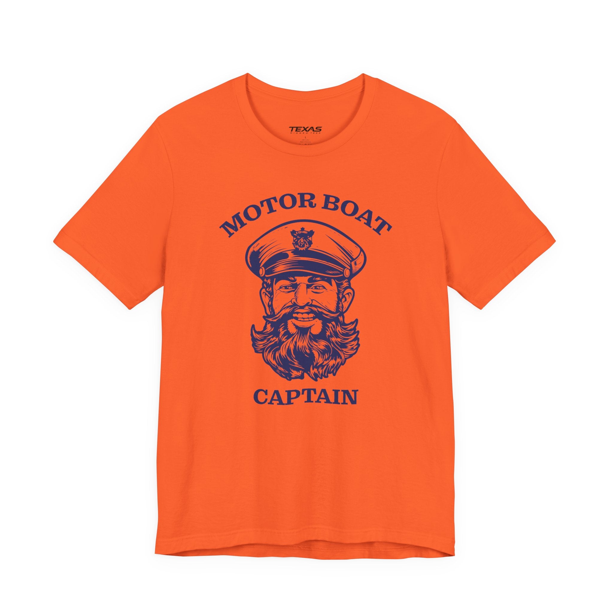 Motor Boat Captain — Unisex Cotton Tee