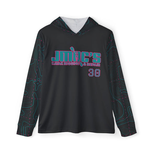 Fowble #30 - JMOC's Baseball Jersey Contour Lines Sleeves Black & Green