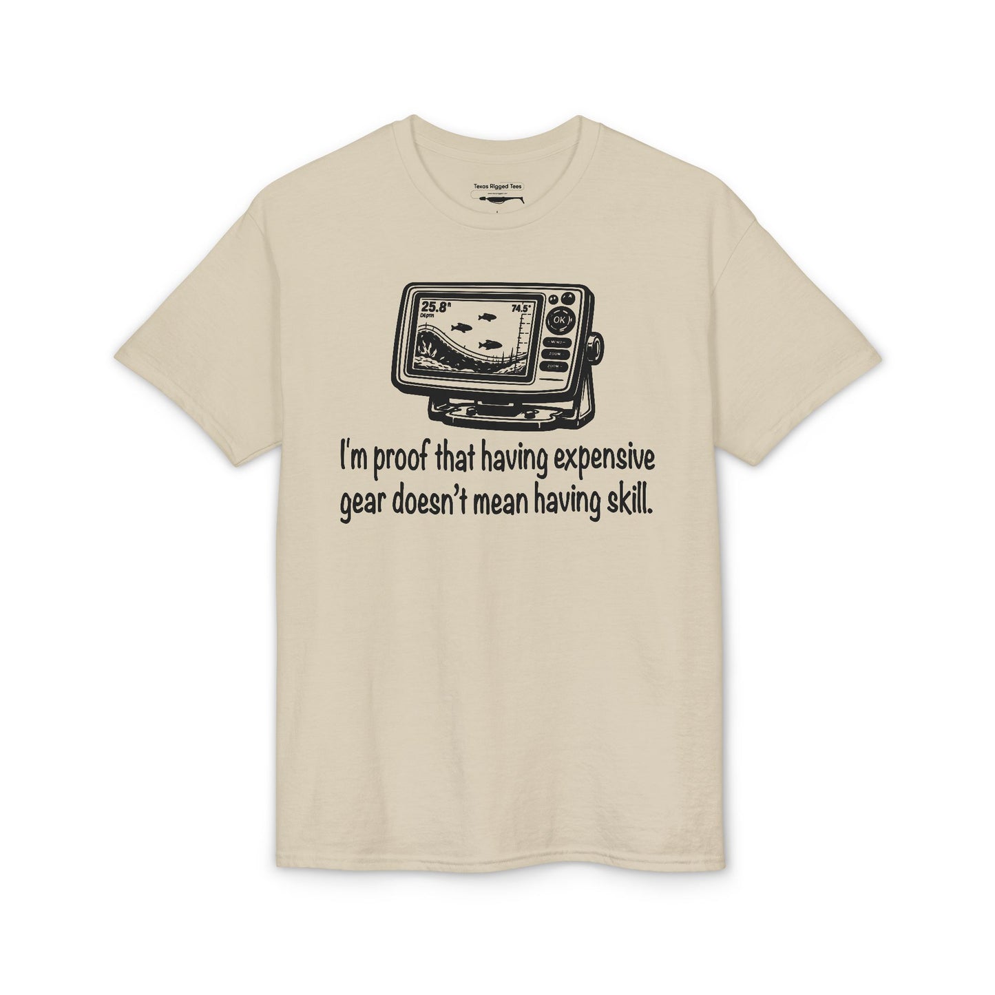 I'm proof that having expensive gear doesn't mean having skill — Unisex DryBlend® T-Shirt