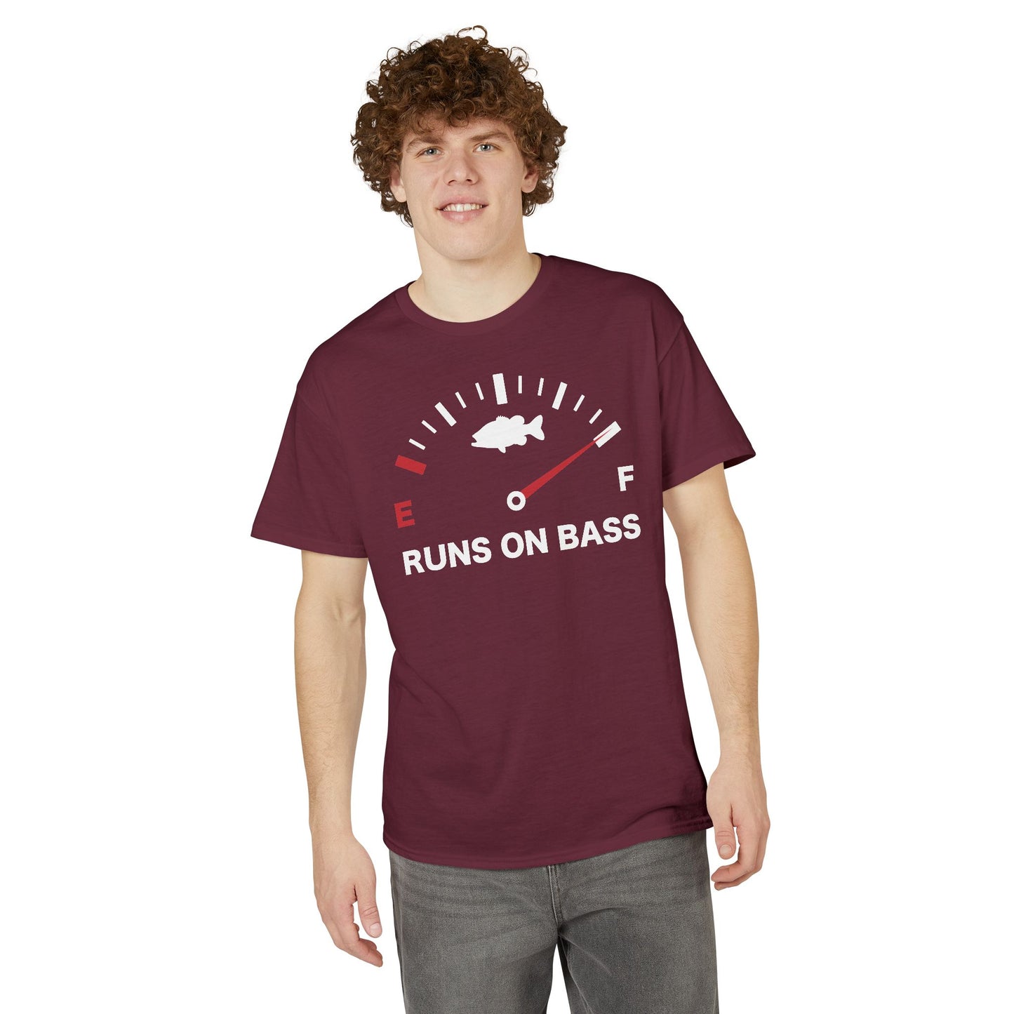 Runs on Bass — Unisex DryBlend® T-Shirt