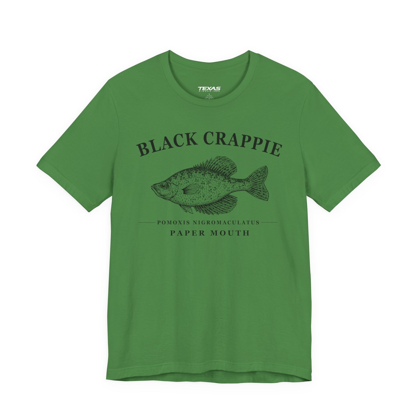 Black Crappie — Unisex Cotton Tee