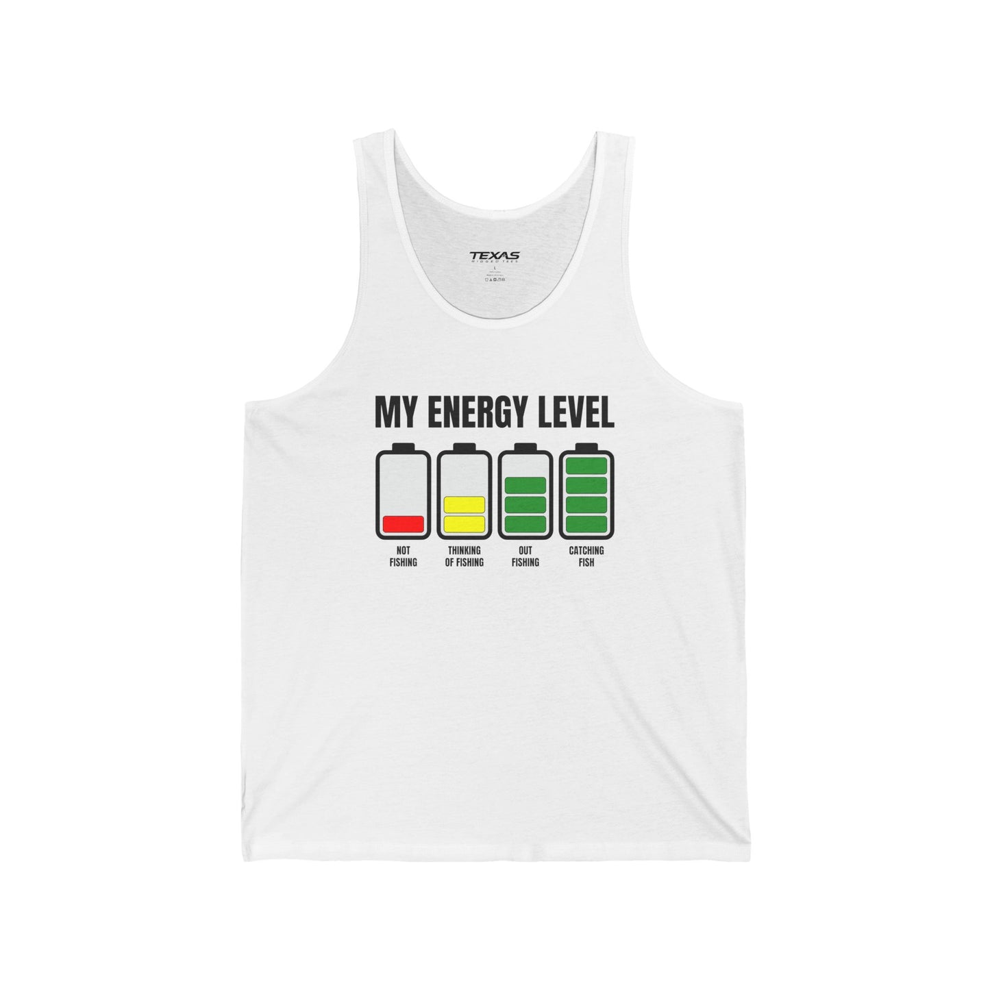 My Energy Level — Unisex Cotton Tank