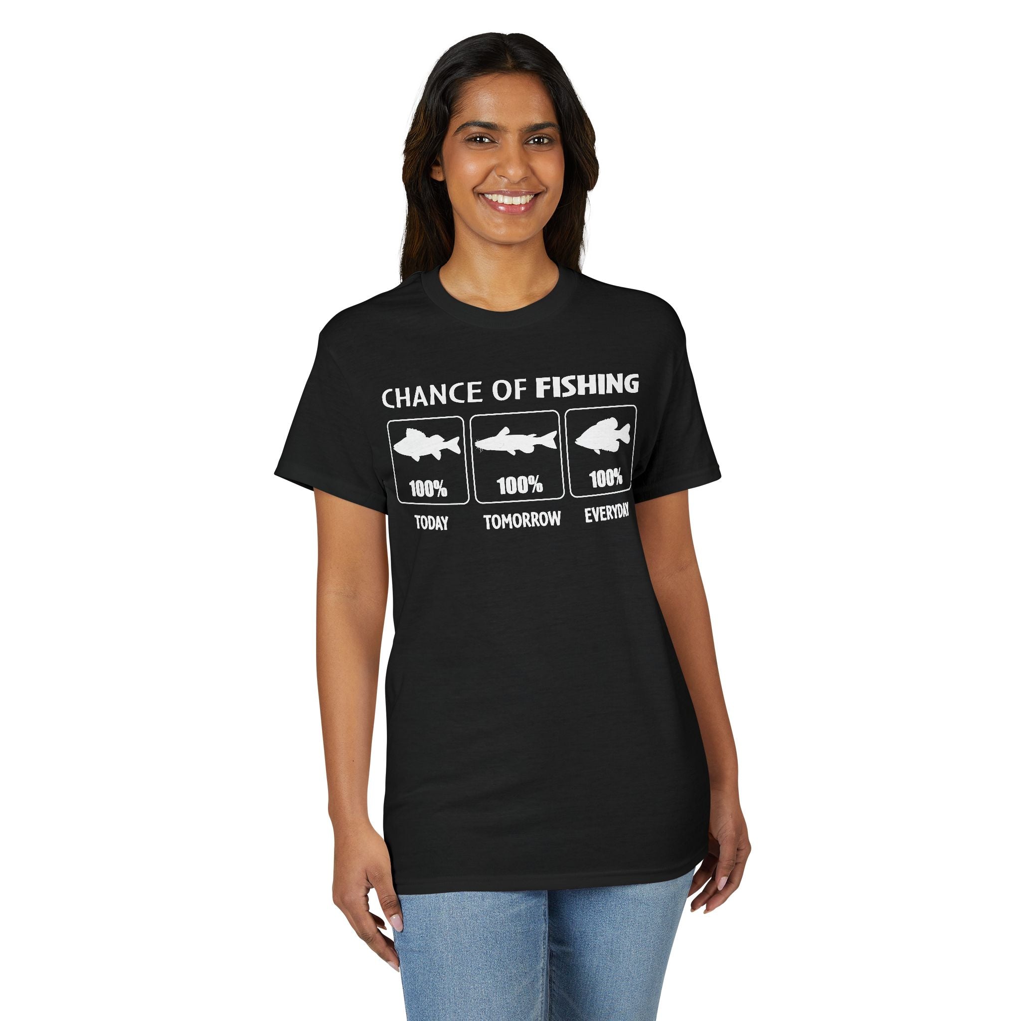 Chance of Fishing — Unisex DryBlend® T-Shirt