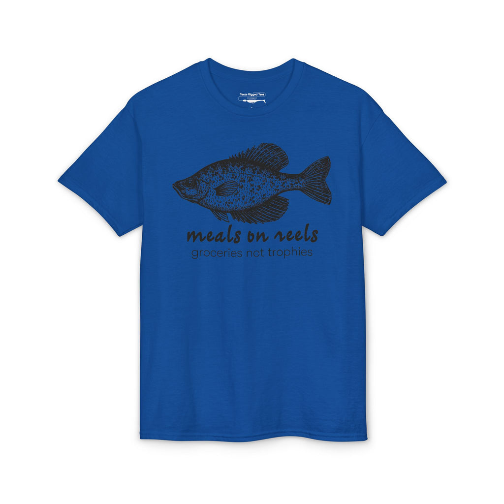 Meals on Reels: Groceries Not Trophies — Unisex DryBlend® T-Shirt