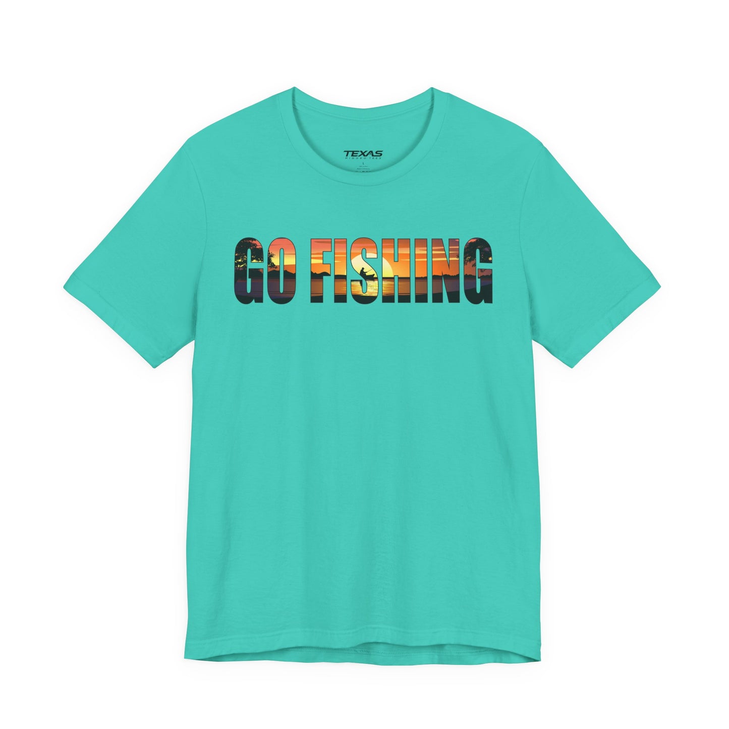 Go Fishing — Unisex Cotton Tee