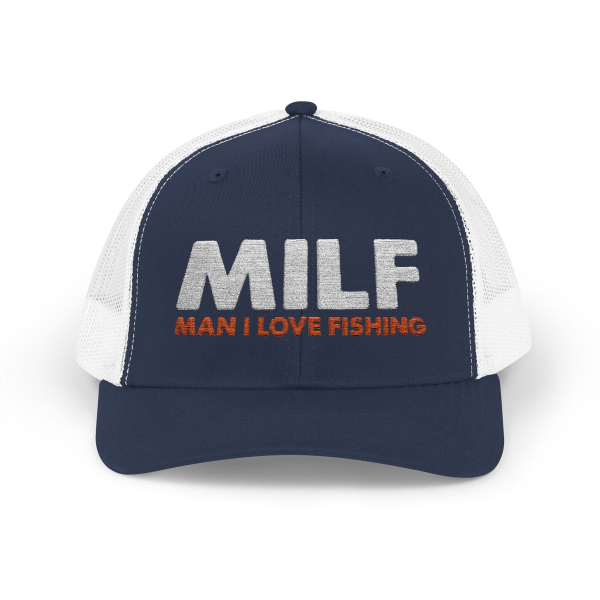 Man I Love Fishing — Embroidered Baseball Cap