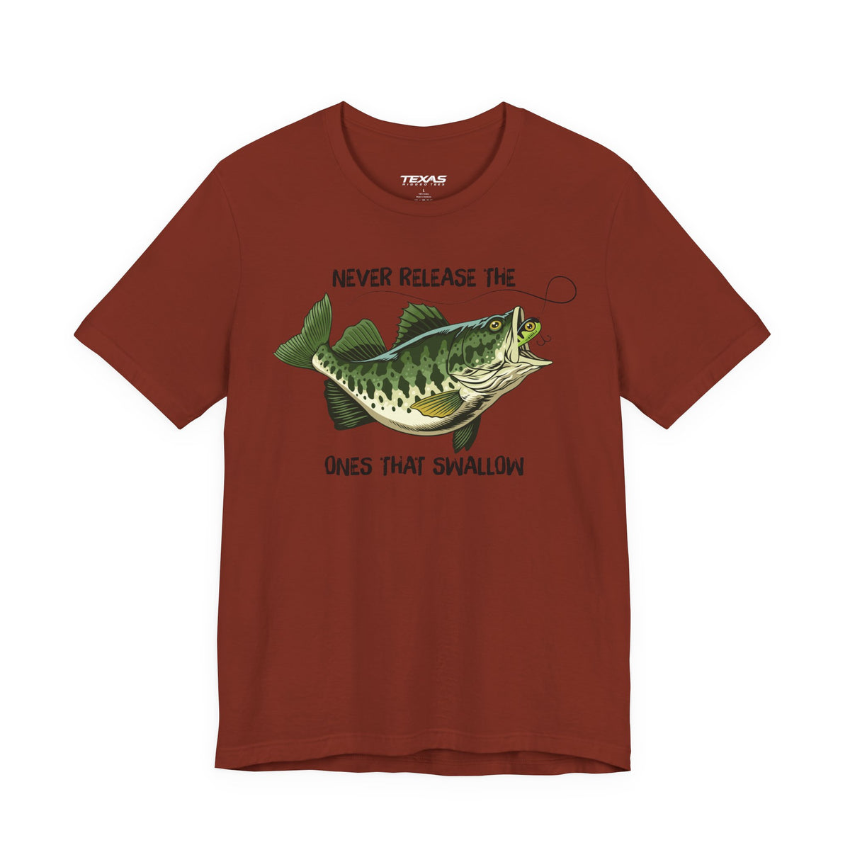 Never Release the Ones That Swallow — Unisex Cotton Tee
