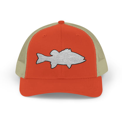 Bass Silhouette — Embroidered Baseball Cap