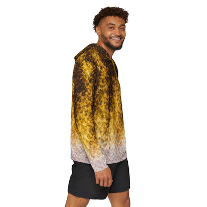 Smallmouth Bass — Unisex Fishing Pullover Hoodie (SPF 50+)