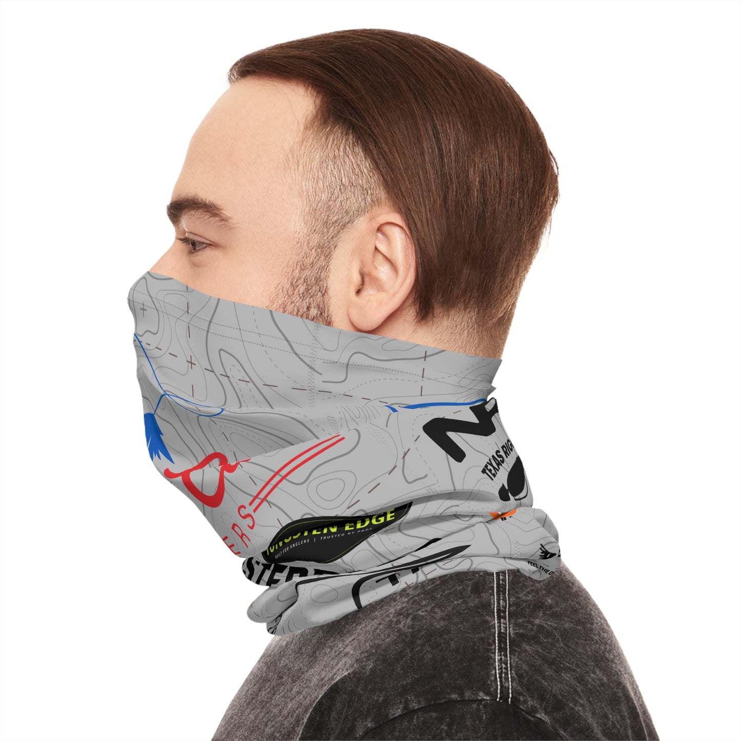 Dave Carrasco Light Gray — Unisex Neck Gaiter (SPF 50+)
