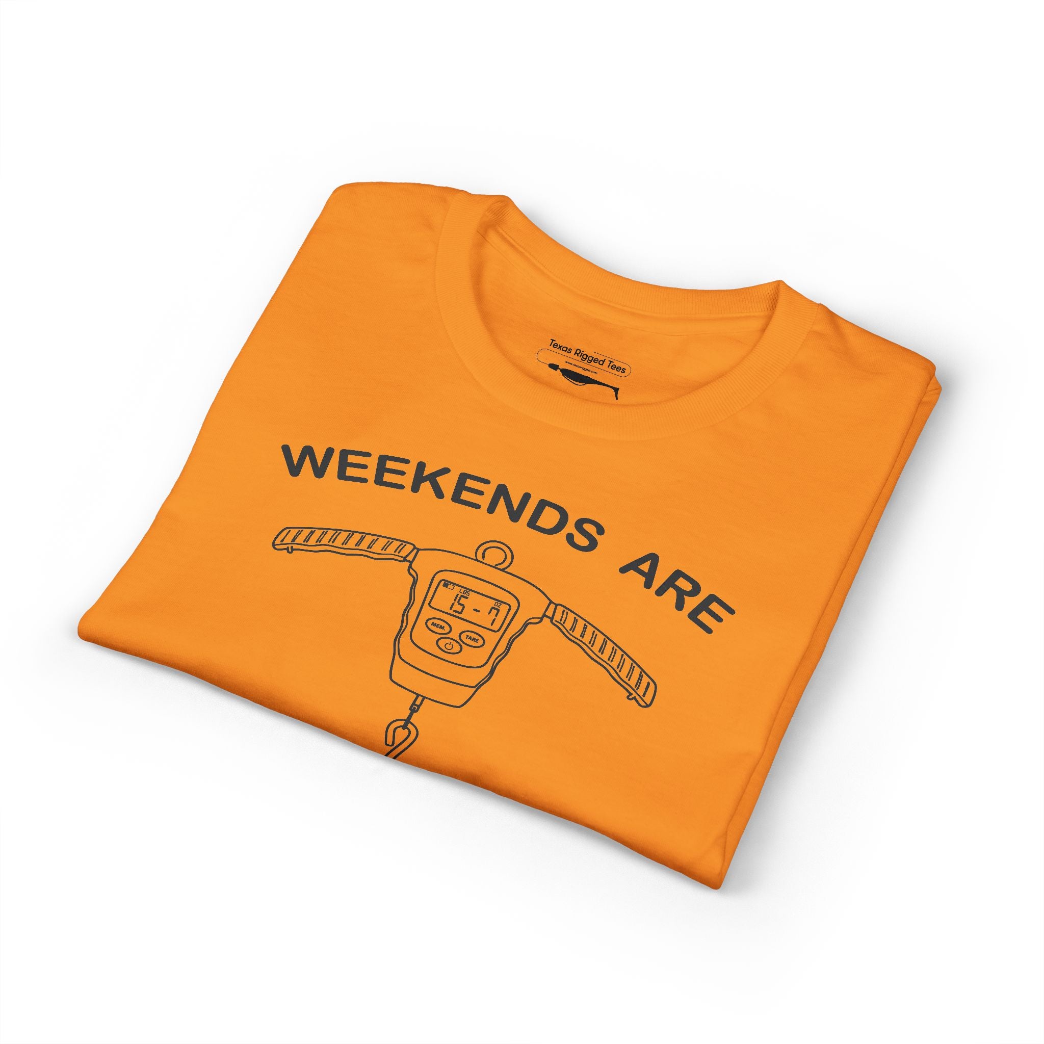 Weekends Are for Weigh-Ins — Unisex DryBlend® T-Shirt