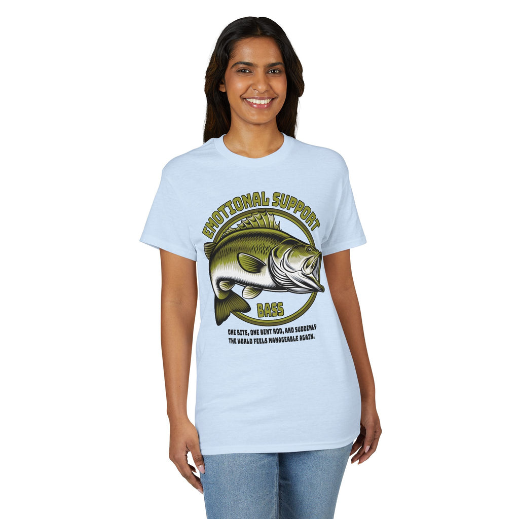 Emotional Support Bass — Unisex DryBlend® T-Shirt