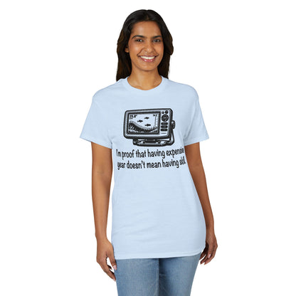 I'm proof that having expensive gear doesn't mean having skill — Unisex DryBlend® T-Shirt