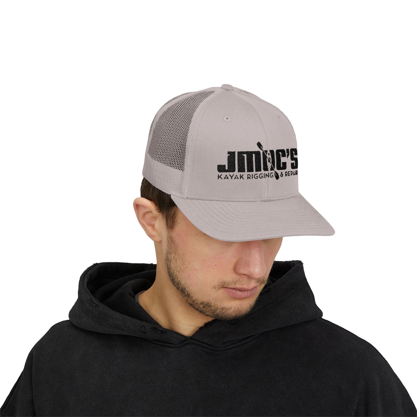 JMOC's Kayak Rigging & Repair (Dark Logo) — Embroidered Baseball Cap