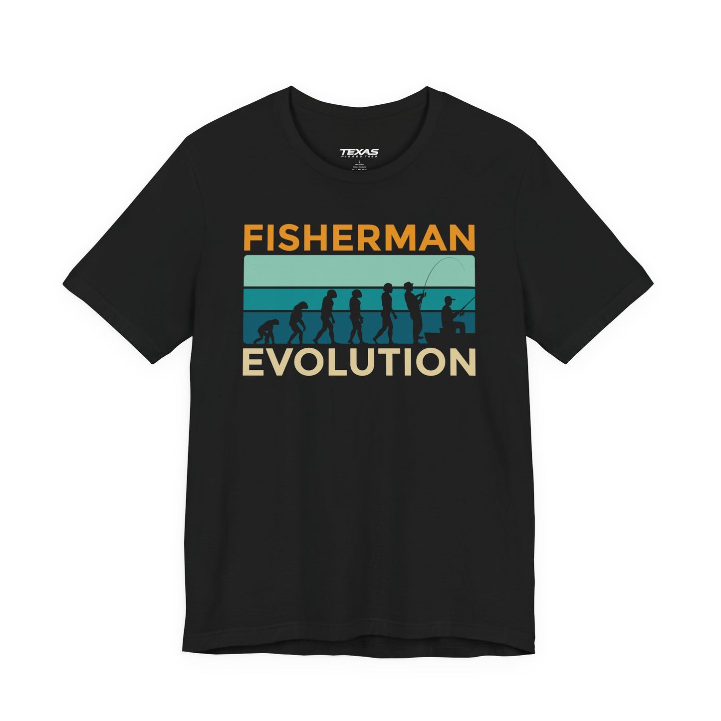 Fisherman Evolution — Unisex Cotton Tee