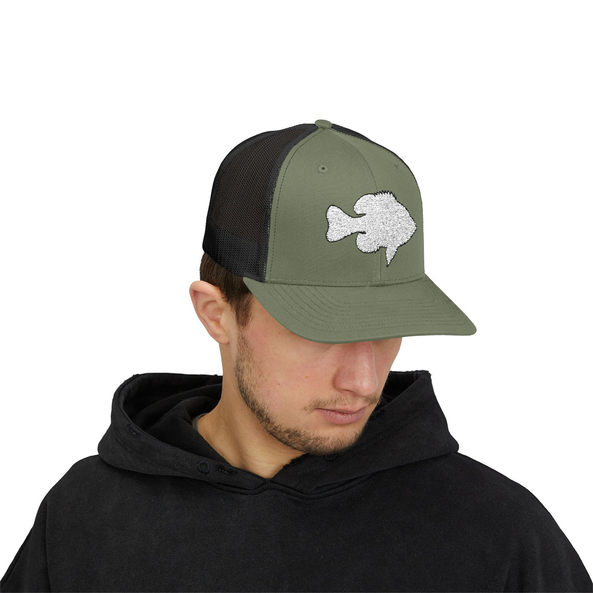 Bluegill Silhouette — Embroidered Baseball Cap