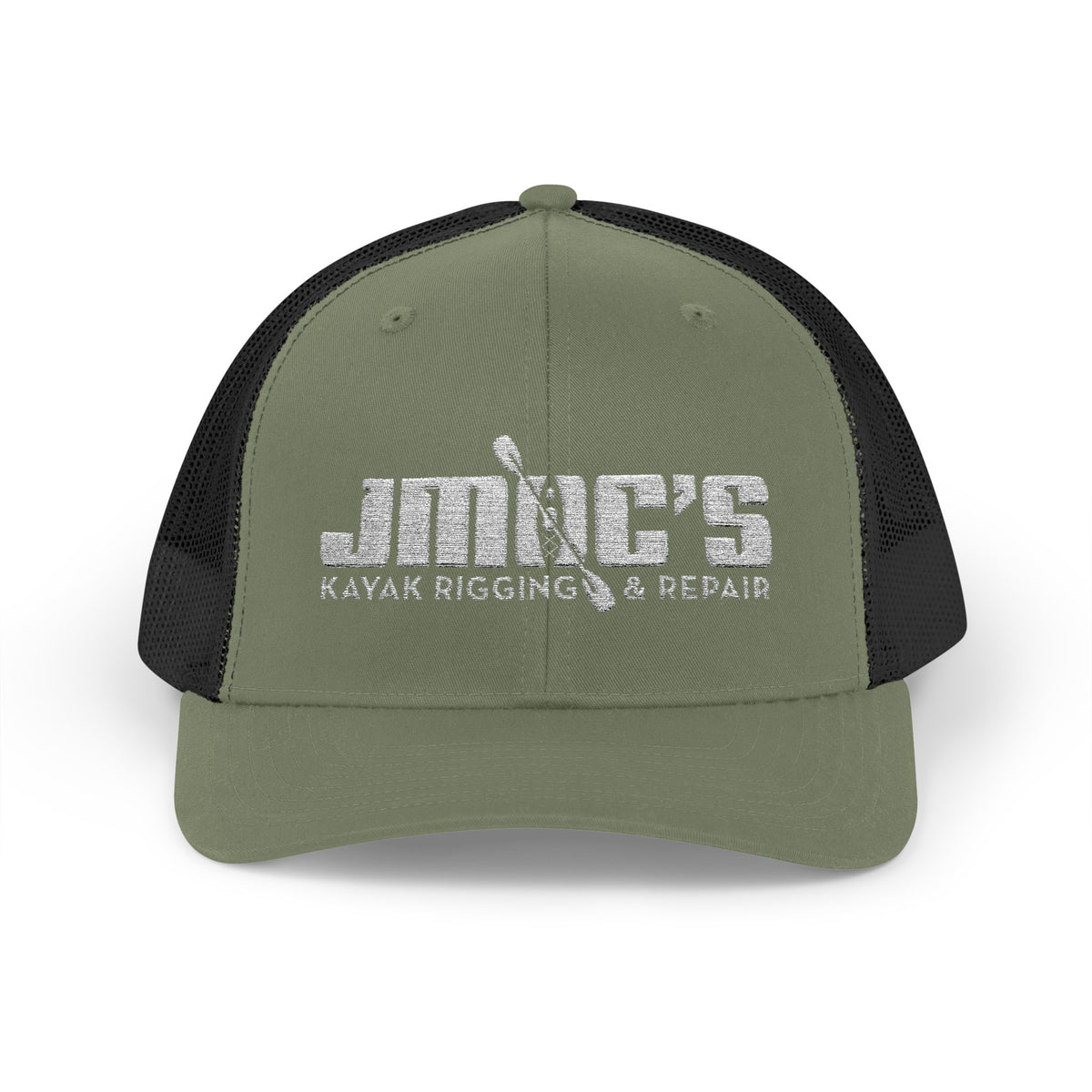 JMOC's Kayak Rigging & Repair (Light Logo) — Embroidered Baseball Cap