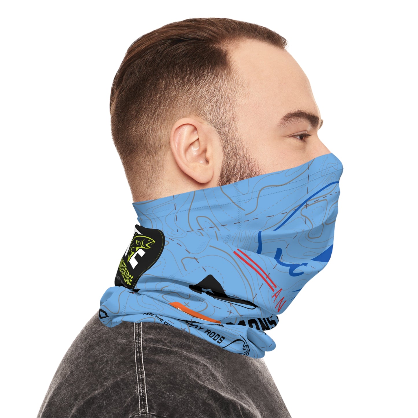 Dave Carrasco Light Blue — Unisex Neck Gaiter (SPF 50+)