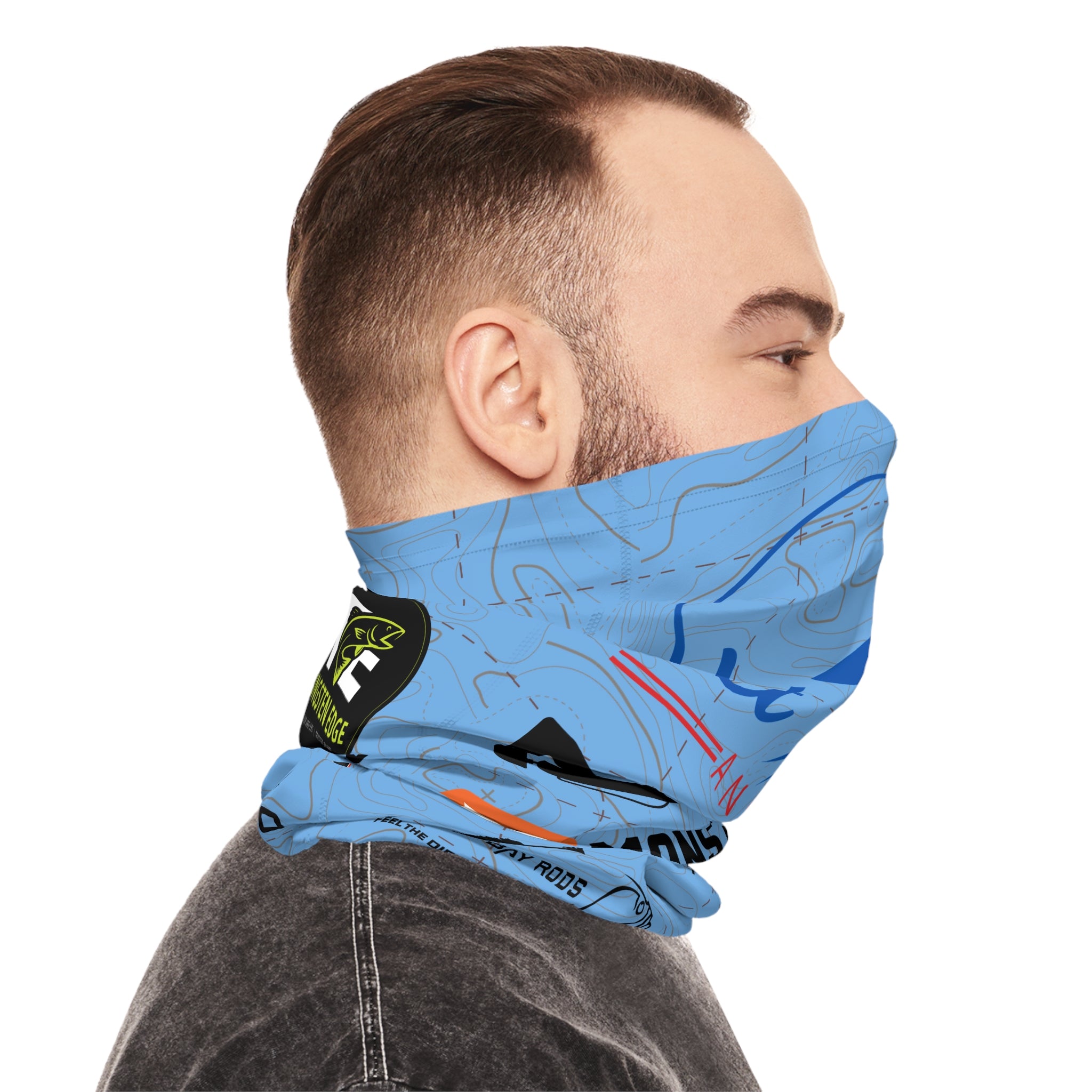 Dave Carrasco Light Blue — Unisex Neck Gaiter (SPF 50+)