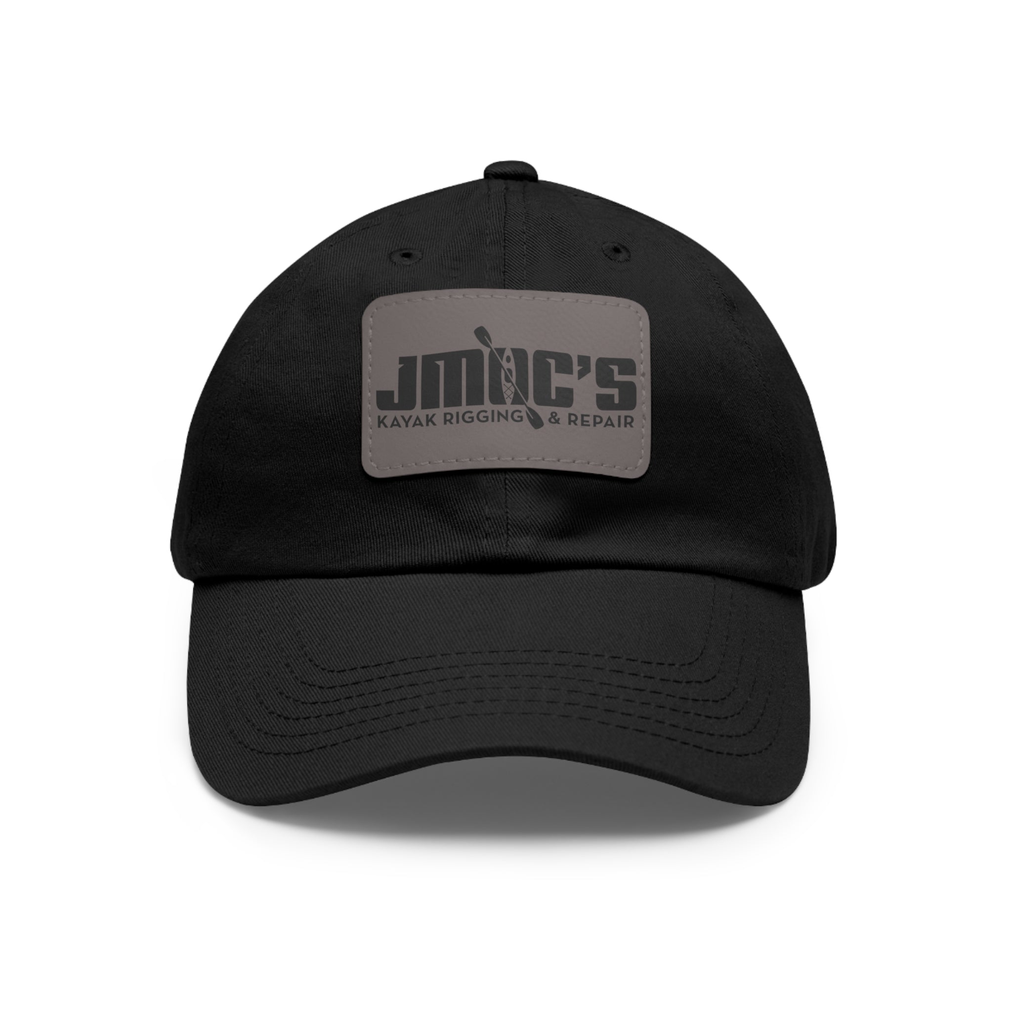 JMOC's Baseball Cap with Leather Patch (Rectangle)