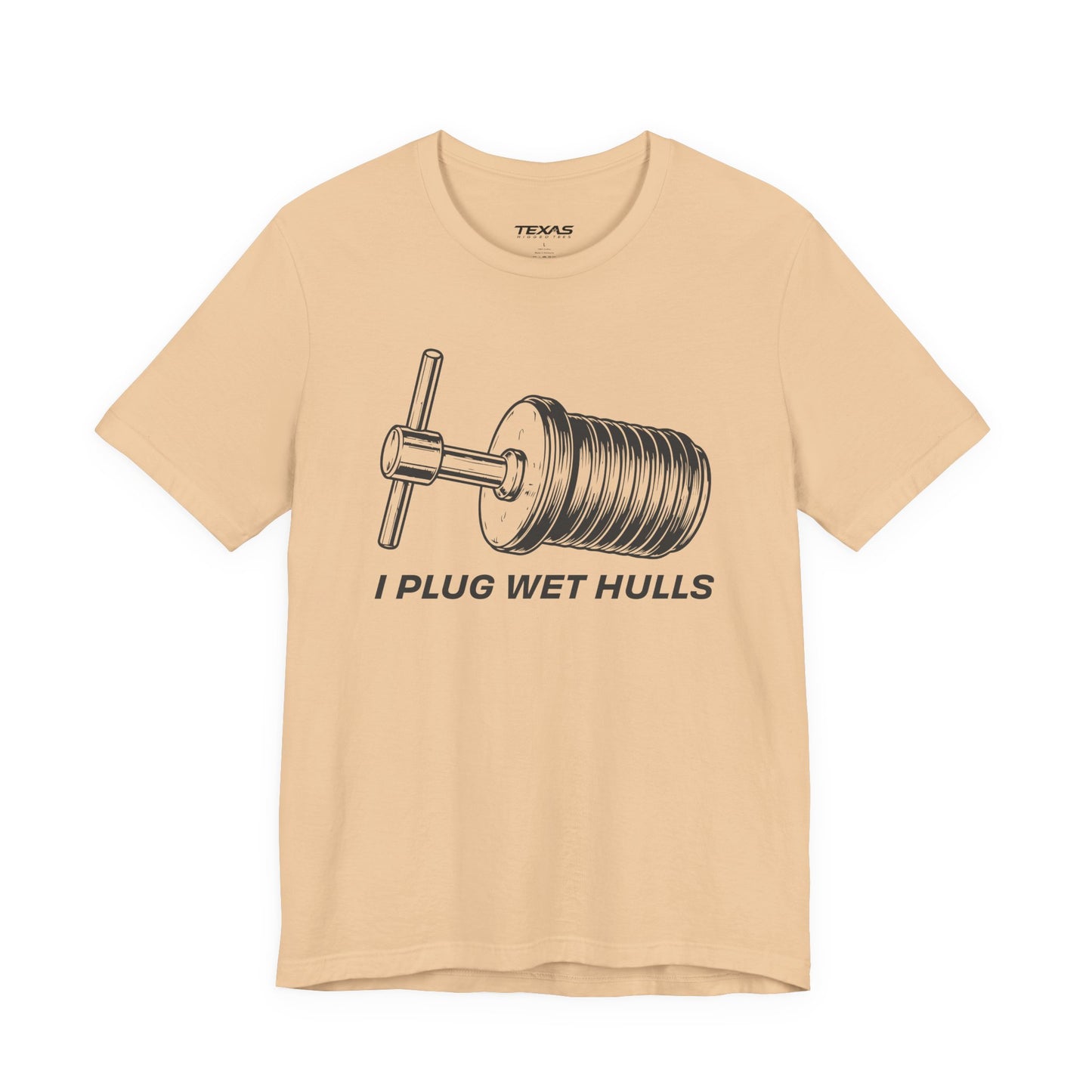 I Plug Wet Hulls — Unisex Cotton Tee