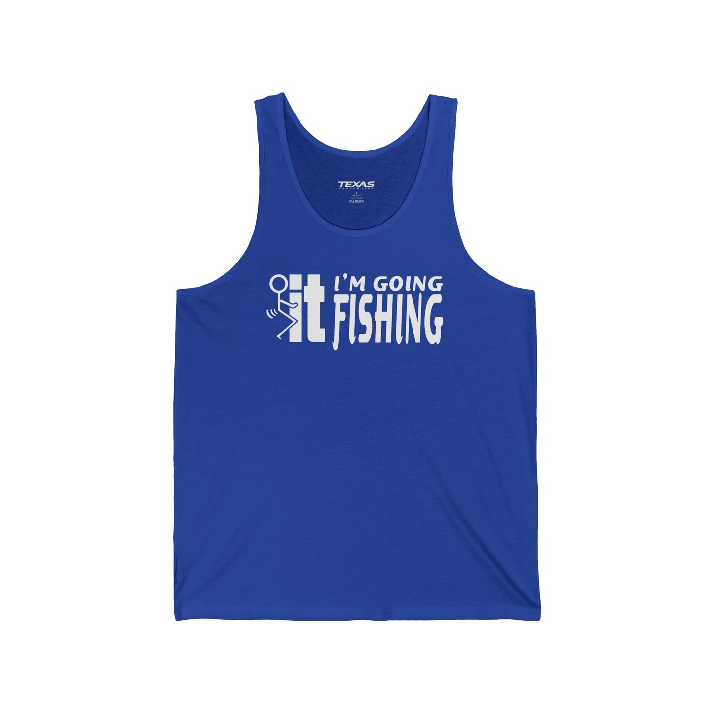 F-It, I’m Going Fishing — Unisex Cotton Tank