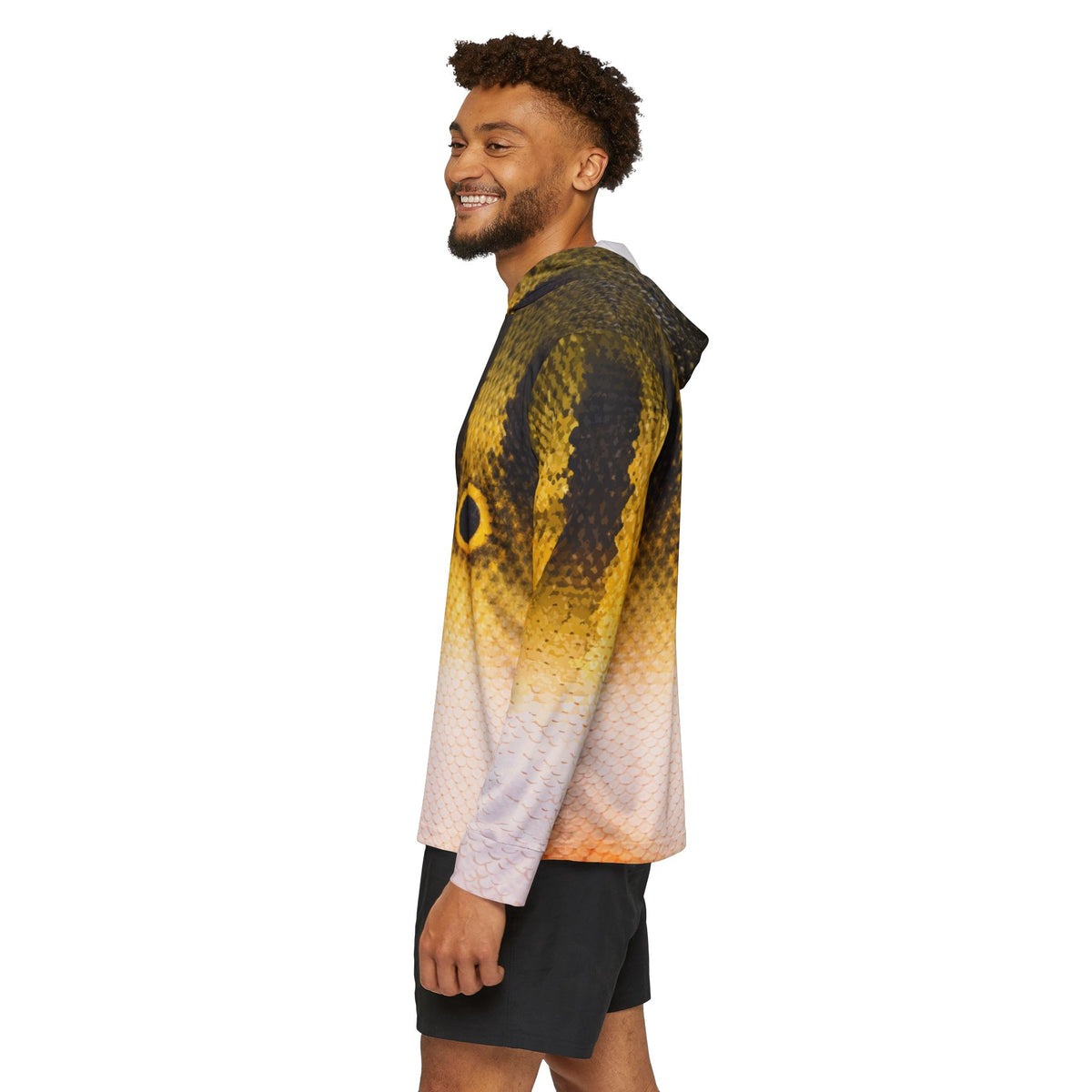 Peacock Bass — Unisex Fishing Pullover Hoodie (SPF 50+)