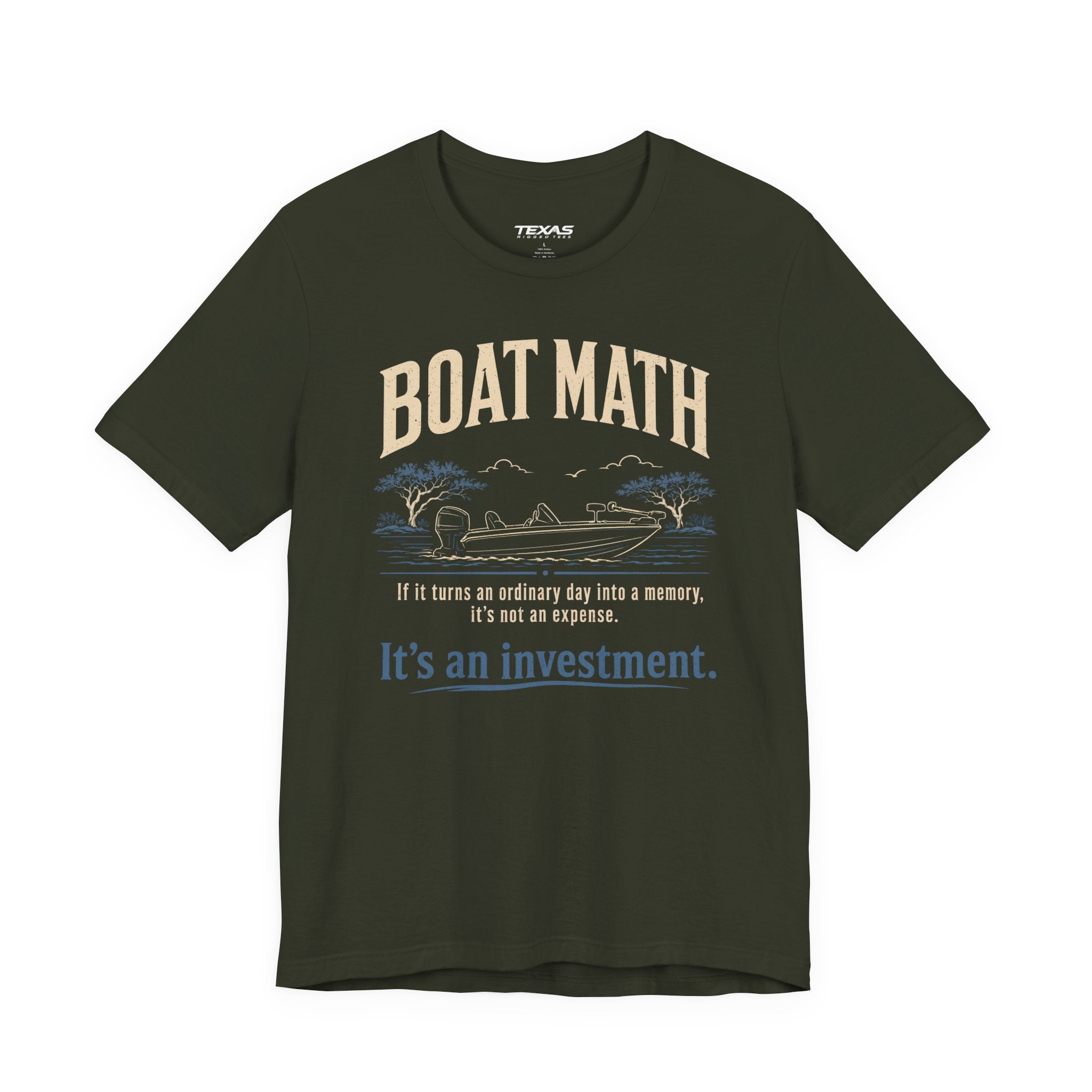 Boat Math — Unisex Cotton Tee