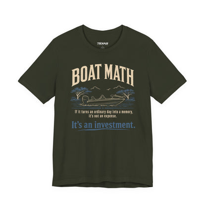Boat Math — Unisex Cotton Tee
