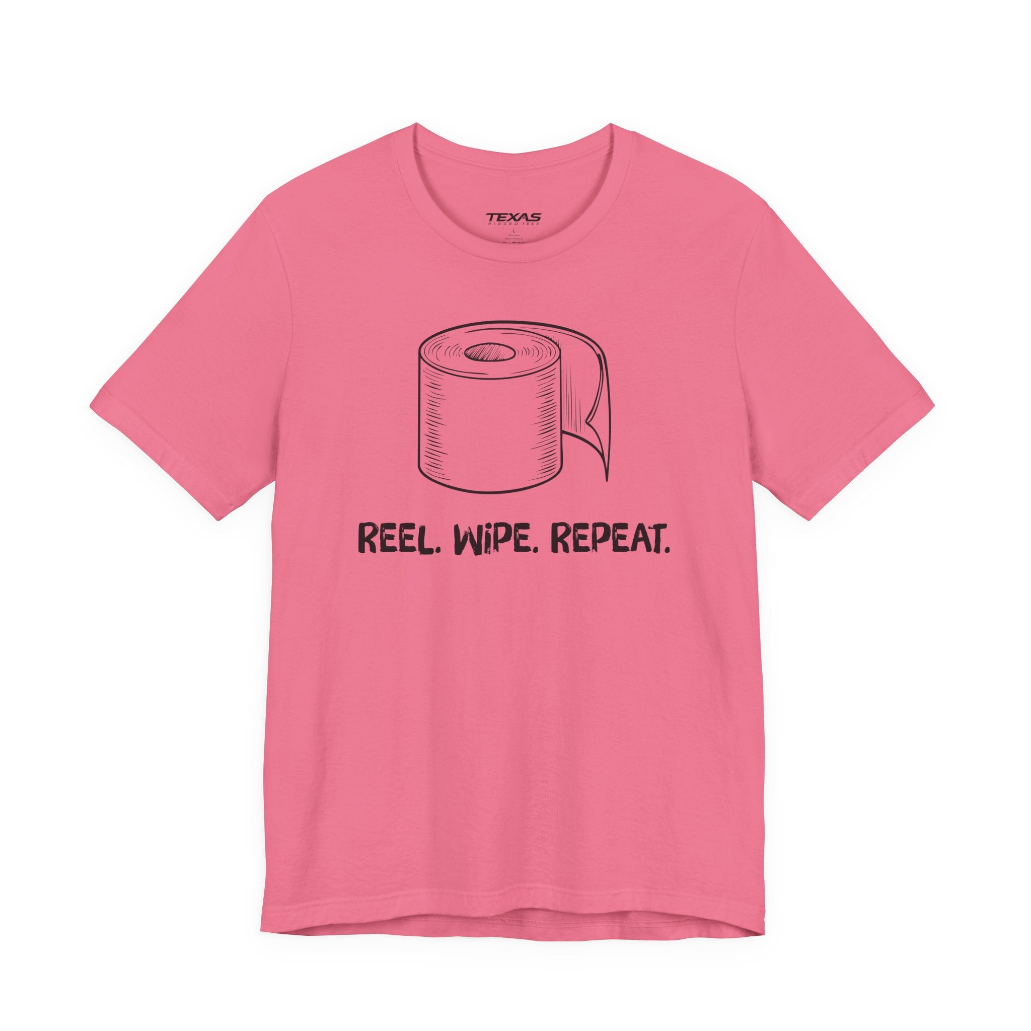 Reel. Wipe. Repeat. — Unisex Cotton Tee